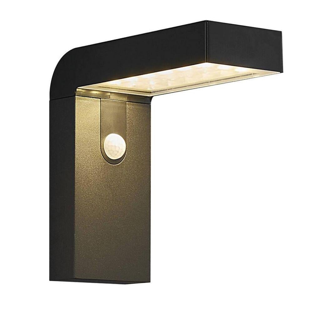 Nordlux ALYA Solar LED Outdoor Wall Light - Powered 5W IP44, Sensor, 3000K-Nordlux-Ozlighting.com.au
