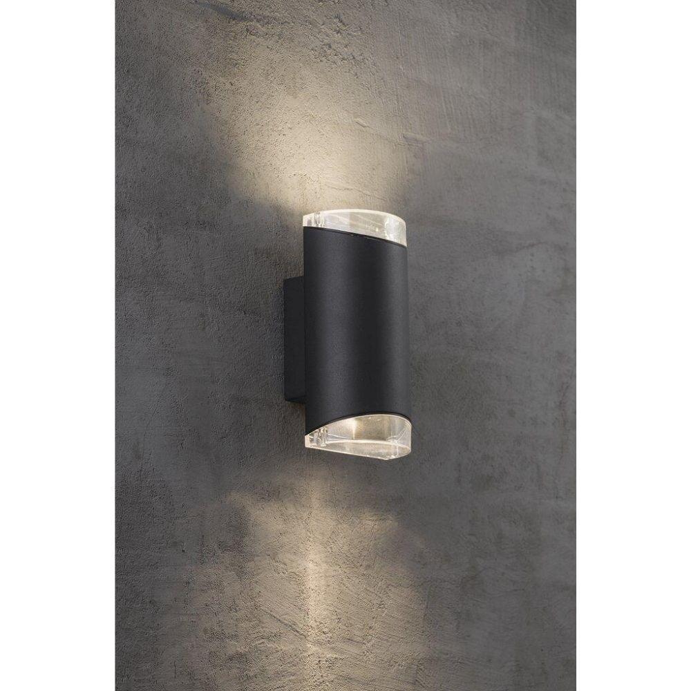 Nordlux ARN - 2xGU10 Modern Exterior Up/Down Wall Light IP44-Nordlux-Ozlighting.com.au