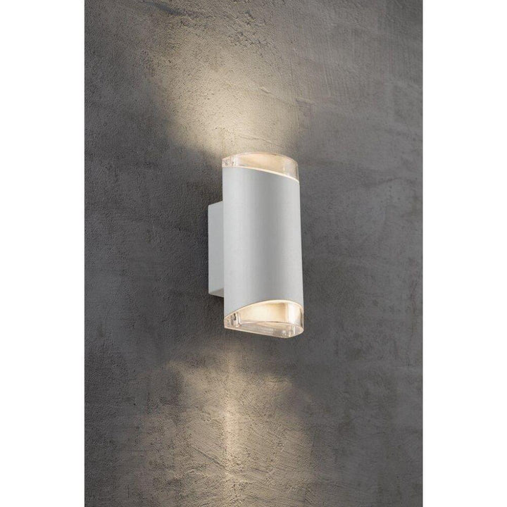 Nordlux ARN - 2xGU10 Modern Exterior Up/Down Wall Light IP44-Nordlux-Ozlighting.com.au