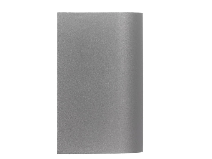 Nordlux ASBOL - 13W LED Modern Exterior Up/Down Wall Light IP44 Silver - 3000K-Nordlux-Ozlighting.com.au