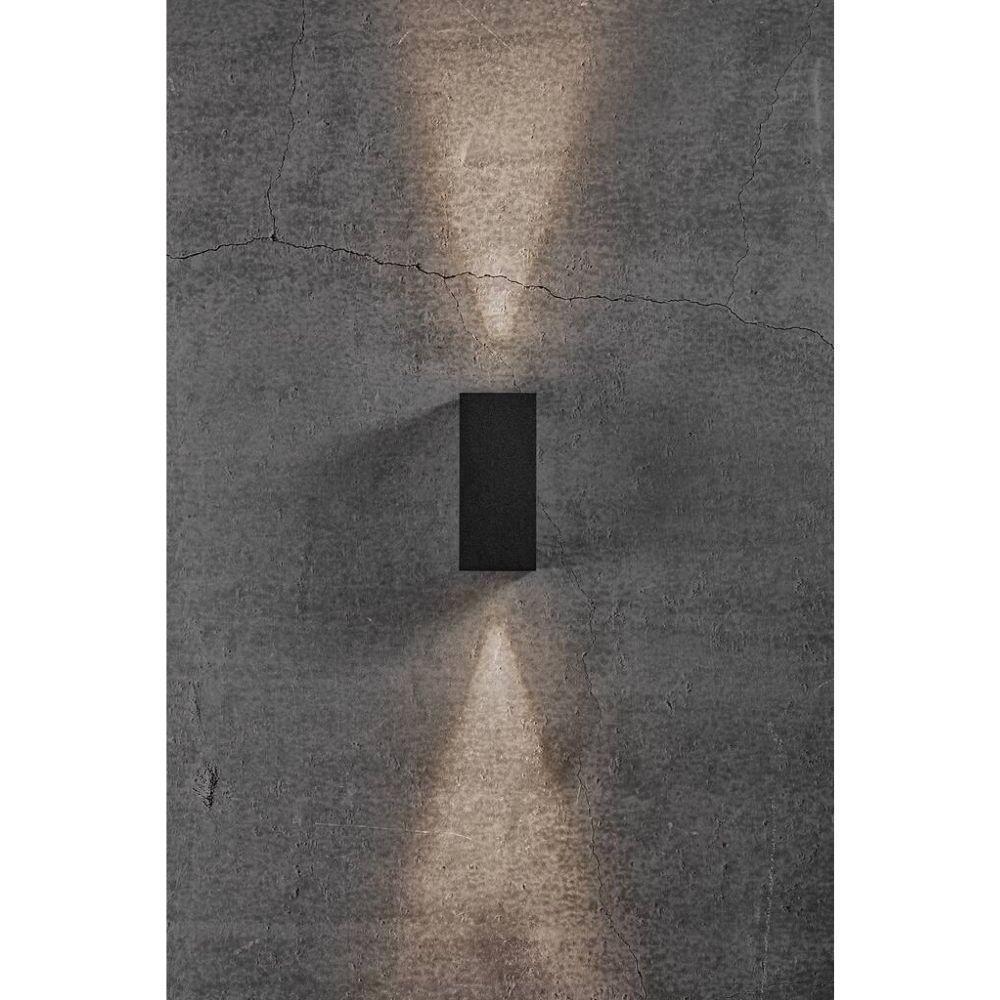 Nordlux ASBOL-KUBI - 13W LED Modern Exterior Up/Down Wall Light IP44 - 3000K-Nordlux-Ozlighting.com.au