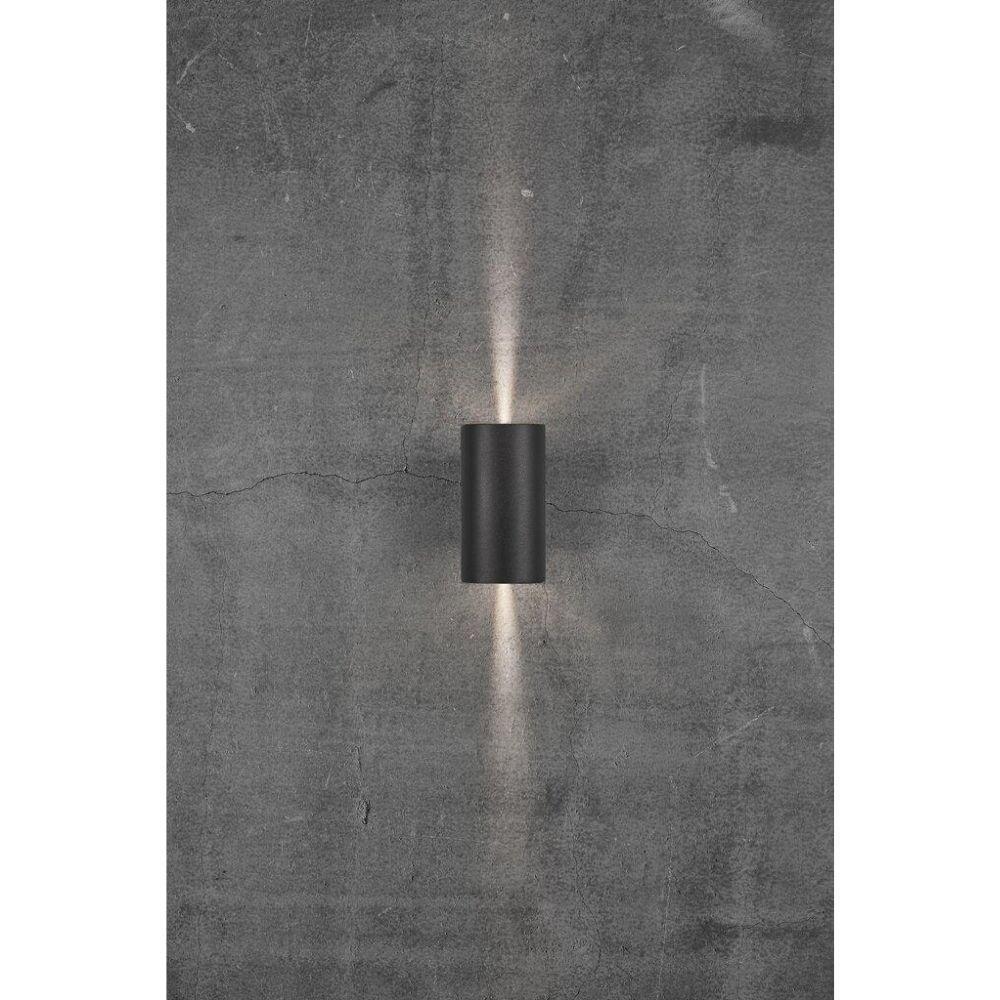 Nordlux ASBOL LED Outdoor Up/Down Wall Light - 13W Modern, IP44 Dark Grey, 3000K-Nordlux-Ozlighting.com.au