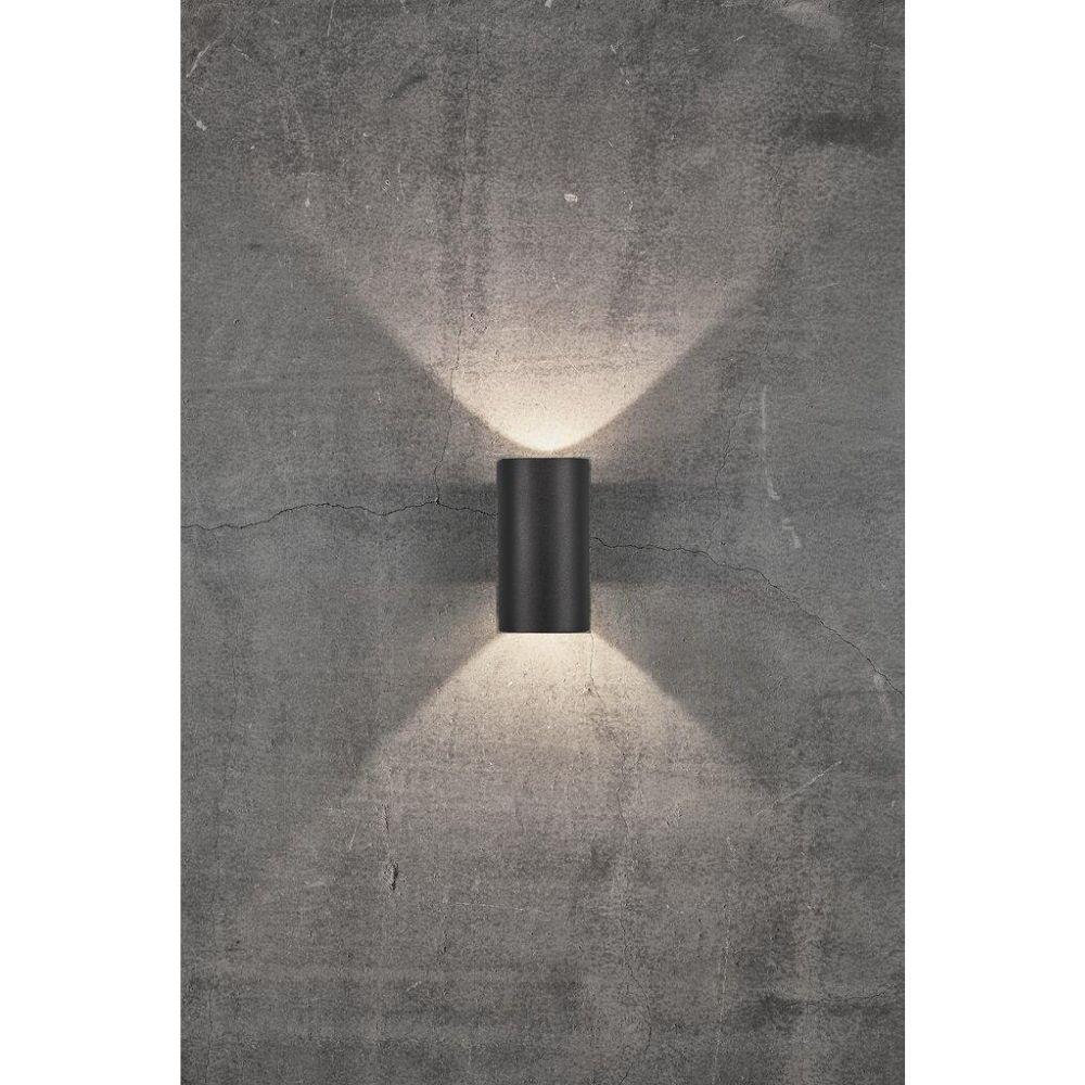 Nordlux ASBOL LED Outdoor Up/Down Wall Light - 13W Modern, IP44 Dark Grey, 3000K-Nordlux-Ozlighting.com.au