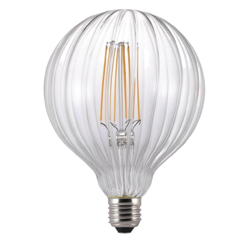 Nordlux AVRA-LS-G125 - 2W LED G125 Spherical Decorative Filament Line Stripes Globe 2200K - E27-Nordlux-Ozlighting.com.au
