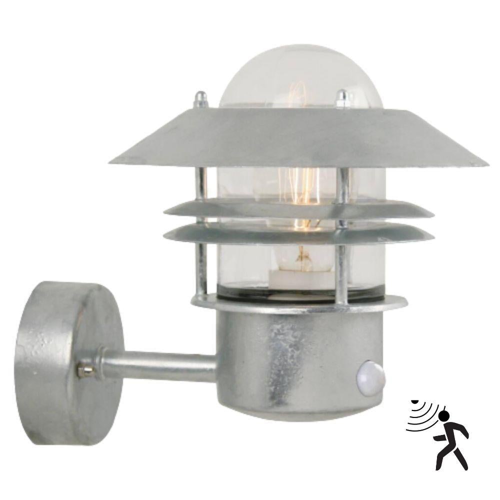 Nordlux BLOKHUS - 1 Light Modern Exterior Wall Bracket Light With Optional Sensor IP54-Nordlux-Ozlighting.com.au