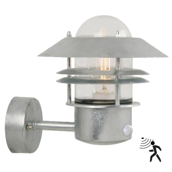 Nordlux BLOKHUS - 1 Light Modern Exterior Wall Bracket Light With Optional Sensor IP54-Nordlux-Ozlighting.com.au