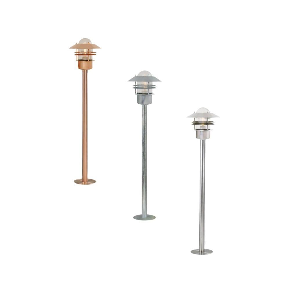 Nordlux BLOKHUS Outdoor Garden Bollard/Post Light - 1 Light, IP54-Nordlux-Ozlighting.com.au