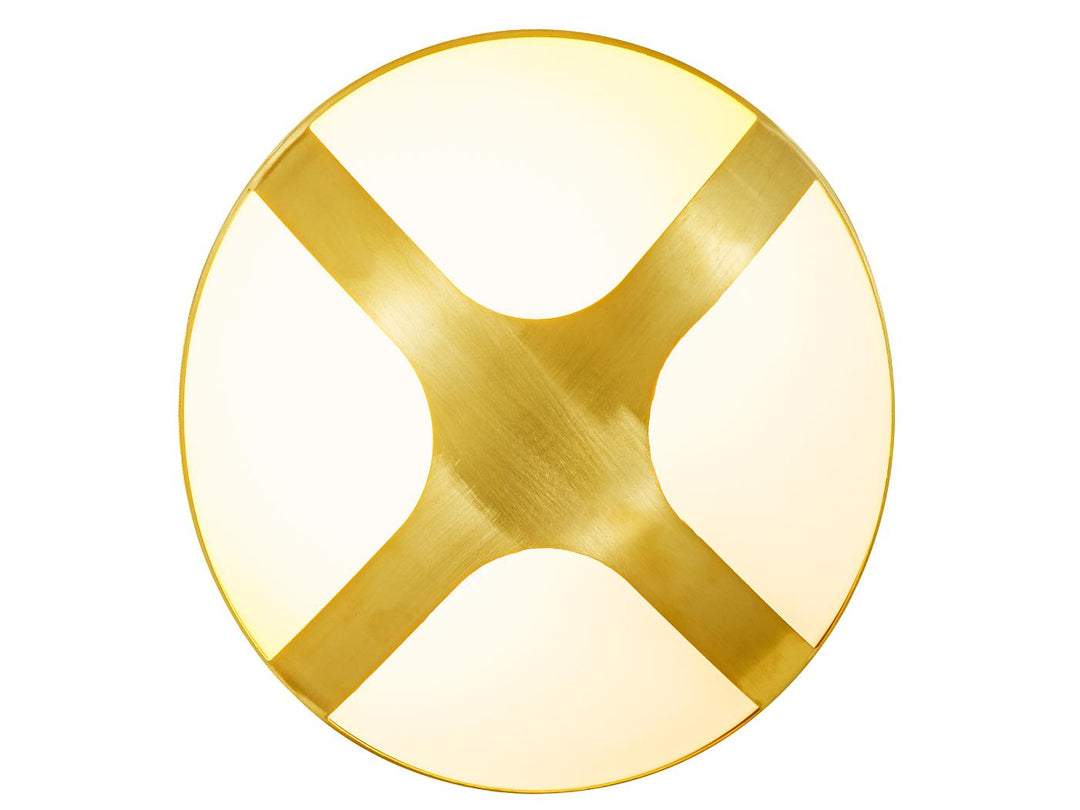 Nordlux CROSS - Modern Exterior 200mm/250mm Round Cross Wall Light IP54-Nordlux-Ozlighting.com.au