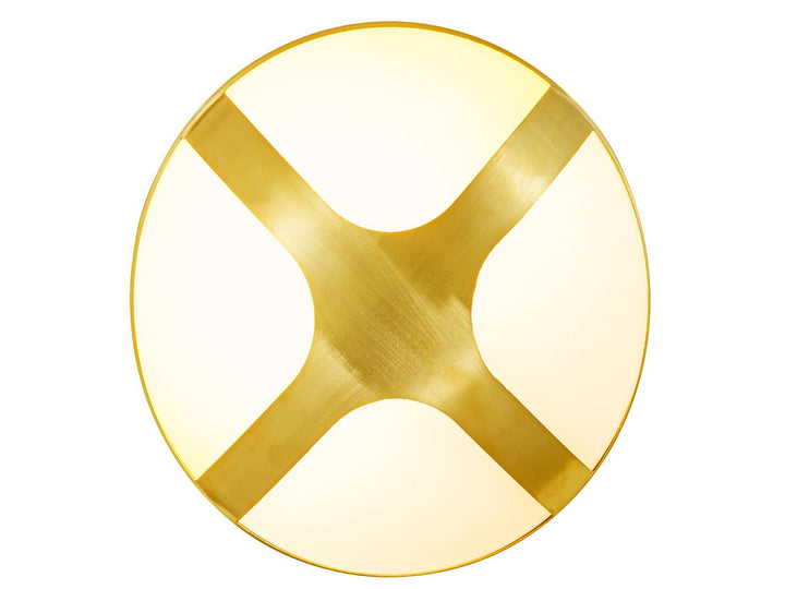 Nordlux CROSS - Modern Exterior 200mm/250mm Round Cross Wall Light IP54-Nordlux-Ozlighting.com.au