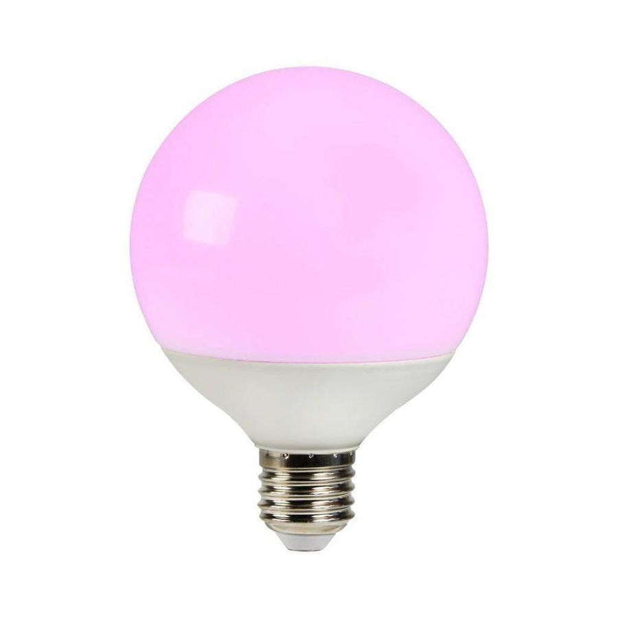 Nordlux GLOBE-SMART - 8.5W LED Smart G95 Spherical Frosted RGB+CCT Tuneable Globe - E27-Nordlux-Ozlighting.com.au