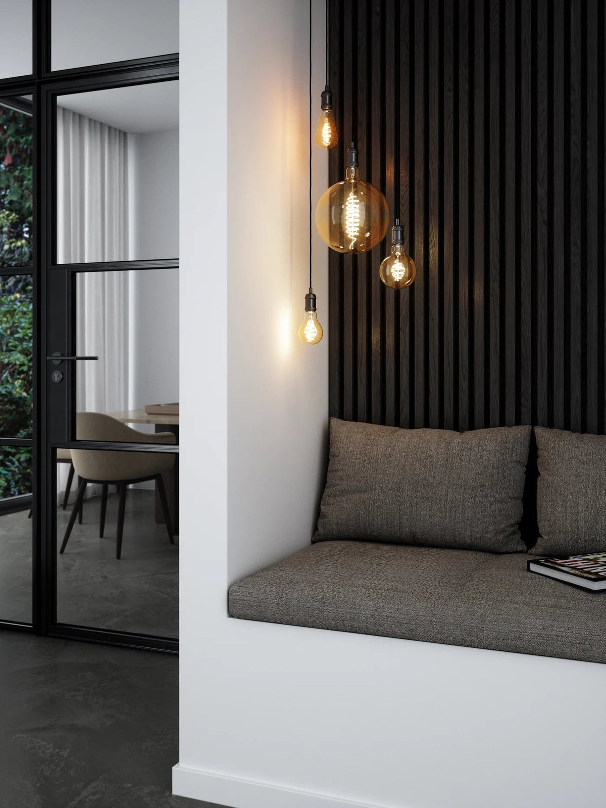 Nordlux GLOBE-SMART Smart LED Globe - 7W GLS A60 Shape Amber Glass, 2200K, E27-Nordlux-Ozlighting.com.au