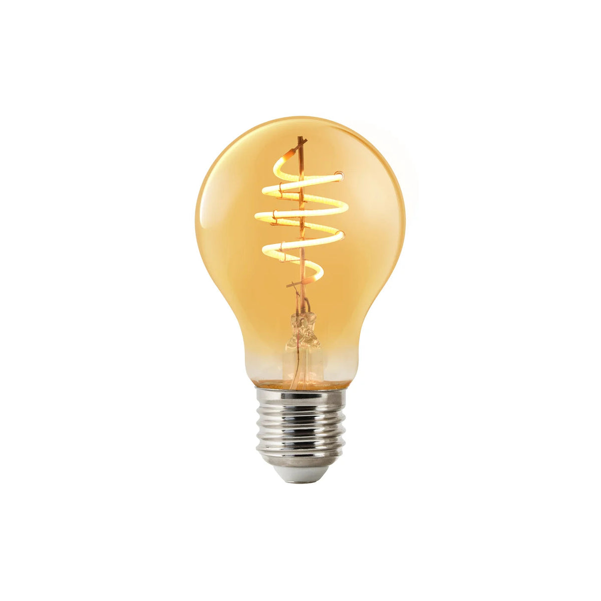 Nordlux GLOBE-SMART Smart LED Globe - 7W GLS A60 Shape Amber Glass, 2200K, E27-Nordlux-Ozlighting.com.au