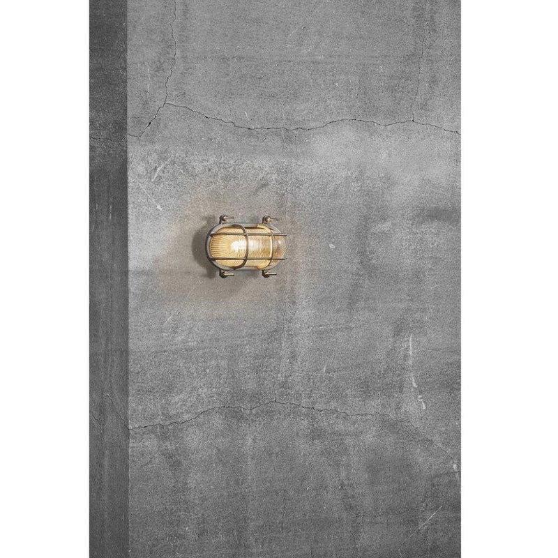 Nordlux HELFORD - Exterior Marine Solid Brass Oval Bunker Wall/Ceiling Light IP64-Nordlux-Ozlighting.com.au