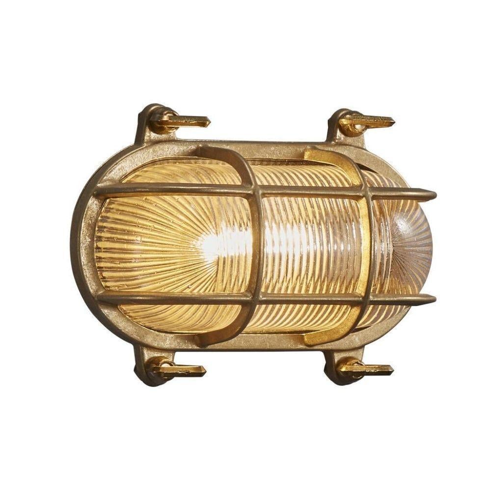Nordlux HELFORD Outdoor Marine Solid Brass Oval Bunker - Wall/Ceiling Light IP64-Nordlux-Ozlighting.com.au
