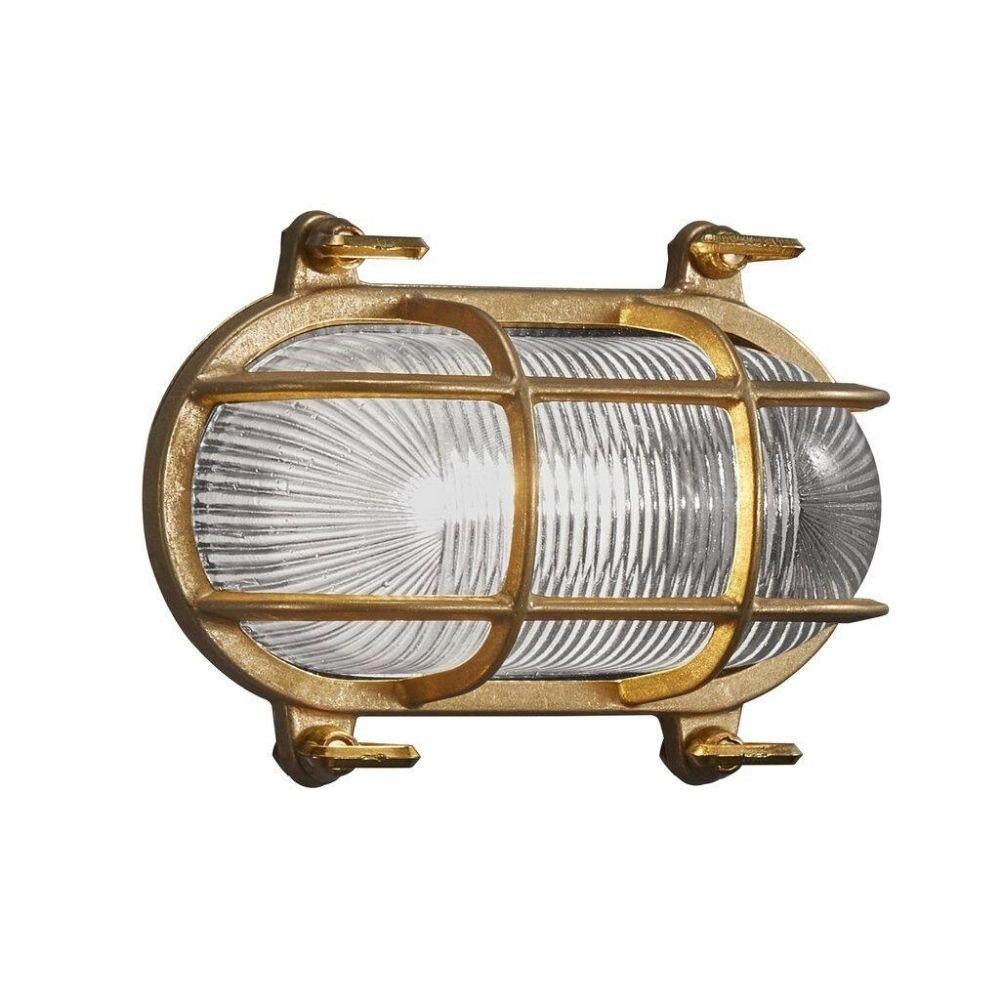 Nordlux HELFORD Outdoor Marine Solid Brass Oval Bunker - Wall/Ceiling Light IP64-Nordlux-Ozlighting.com.au