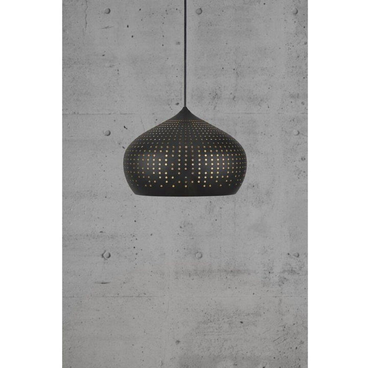 Nordlux HOUSTON - 1 Light Small/Large Perforated Metal Pendant-Nordlux-Ozlighting.com.au