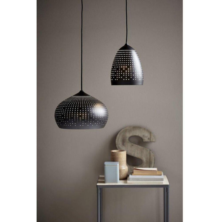 Nordlux HOUSTON - 1 Light Small/Large Perforated Metal Pendant-Nordlux-Ozlighting.com.au