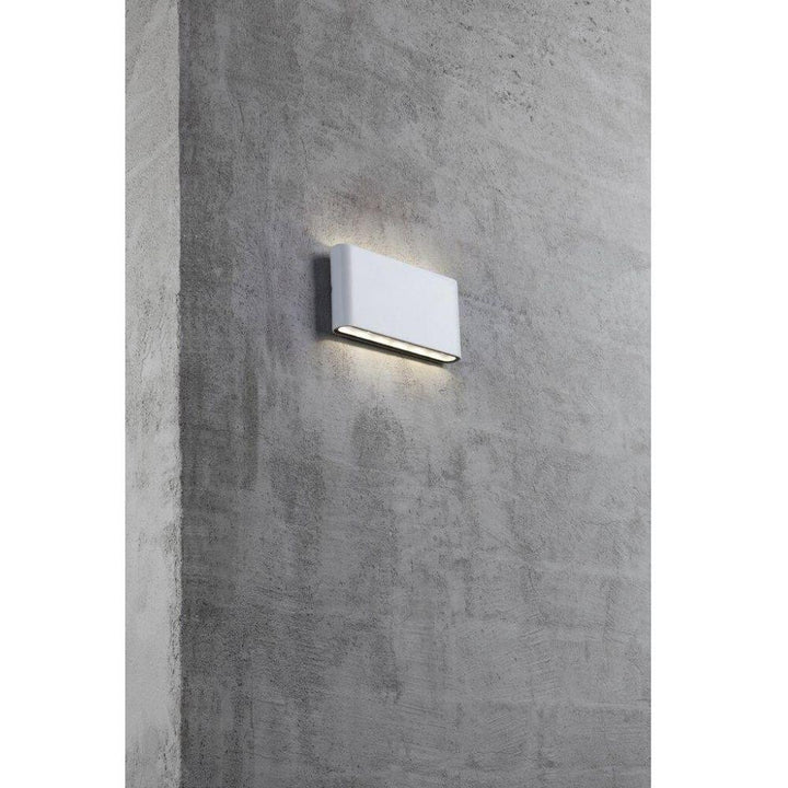 Nordlux KINVER - 6W LED 175mm Modern Exterior Up/Down Wall Light IP54 - 3000K-Nordlux-Ozlighting.com.au