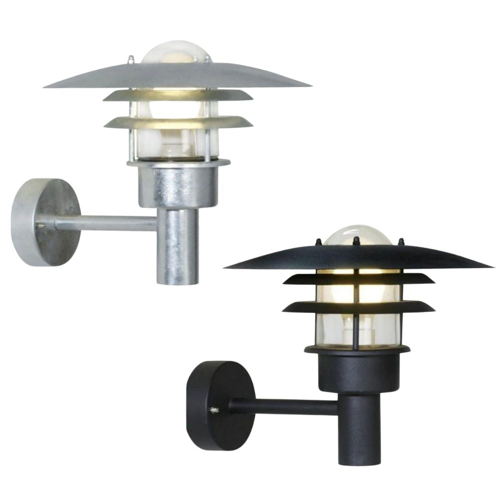 Nordlux LØNSTRUP Modern Outdoor Small/Large Wall Bracket Light - IP44-Nordlux-Ozlighting.com.au