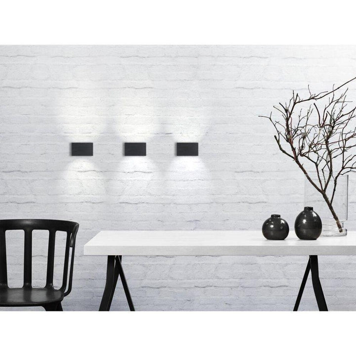 Nordlux NENE - 6W LED Modern Exterior Up/Down Wall Light IP54 - 3000K-Nordlux-Ozlighting.com.au