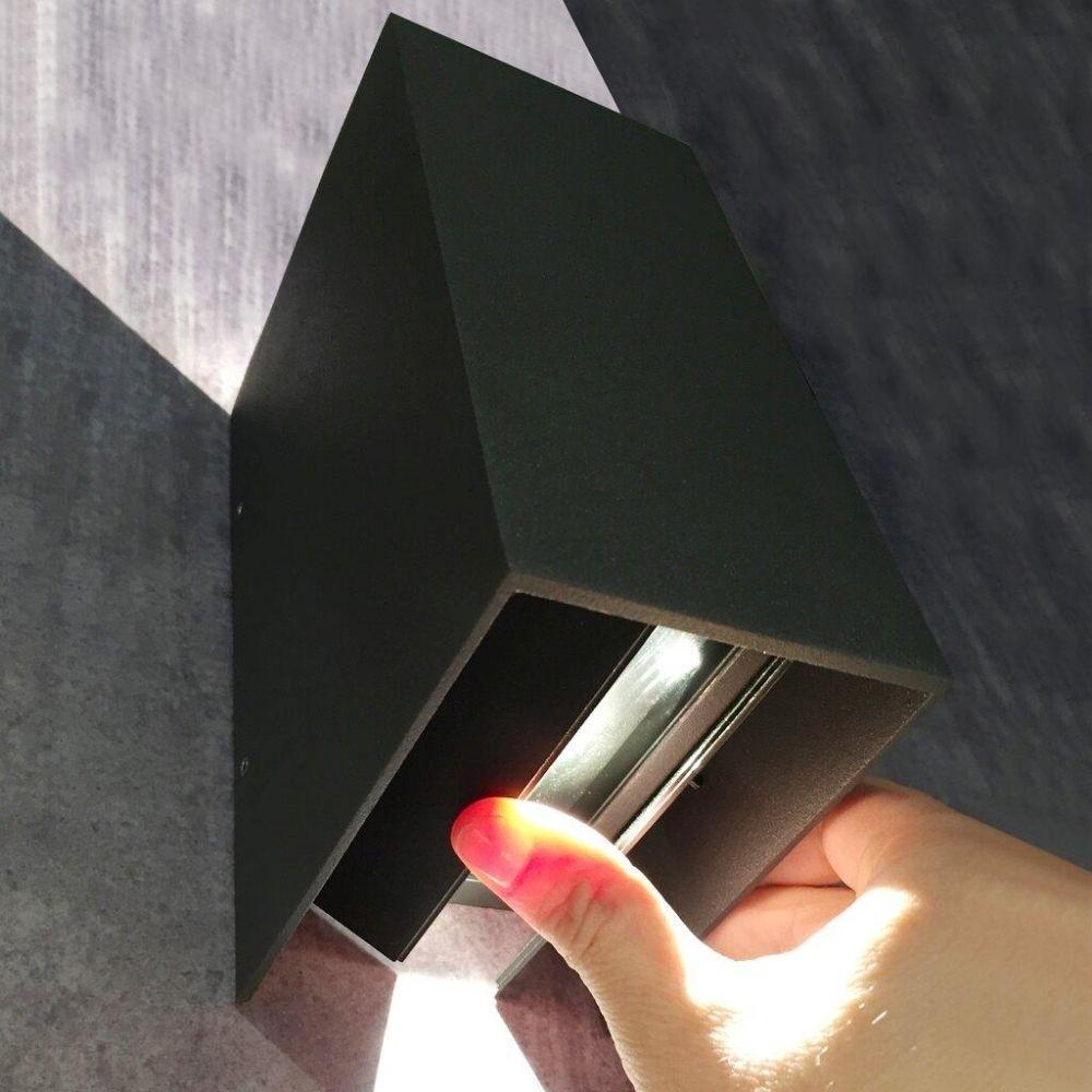 Nordlux NORMA - 2x3W LED Modern Exterior Up/Down Wall Light IP54 - 3000K-Nordlux-Ozlighting.com.au