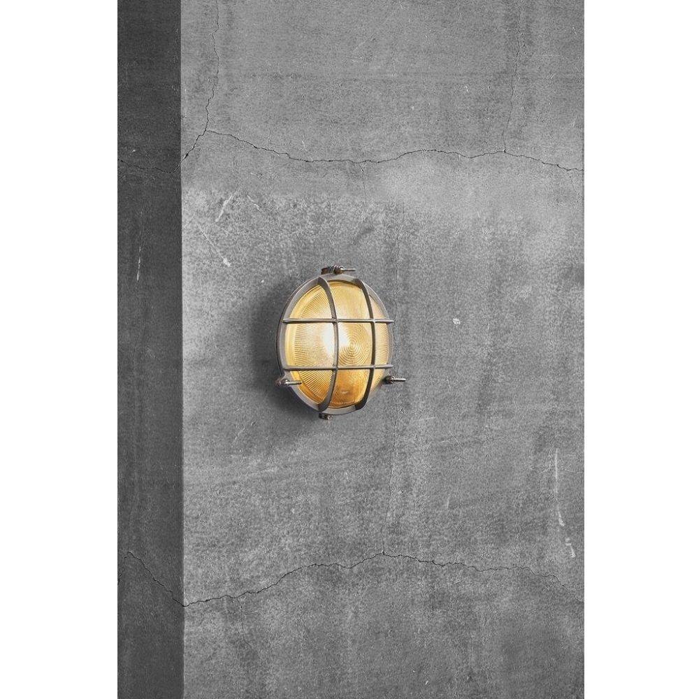 Nordlux POLPERRO Outdoor Marine Solid Brass Round Bunker - Wall/Ceiling Light IP64-Nordlux-Ozlighting.com.au