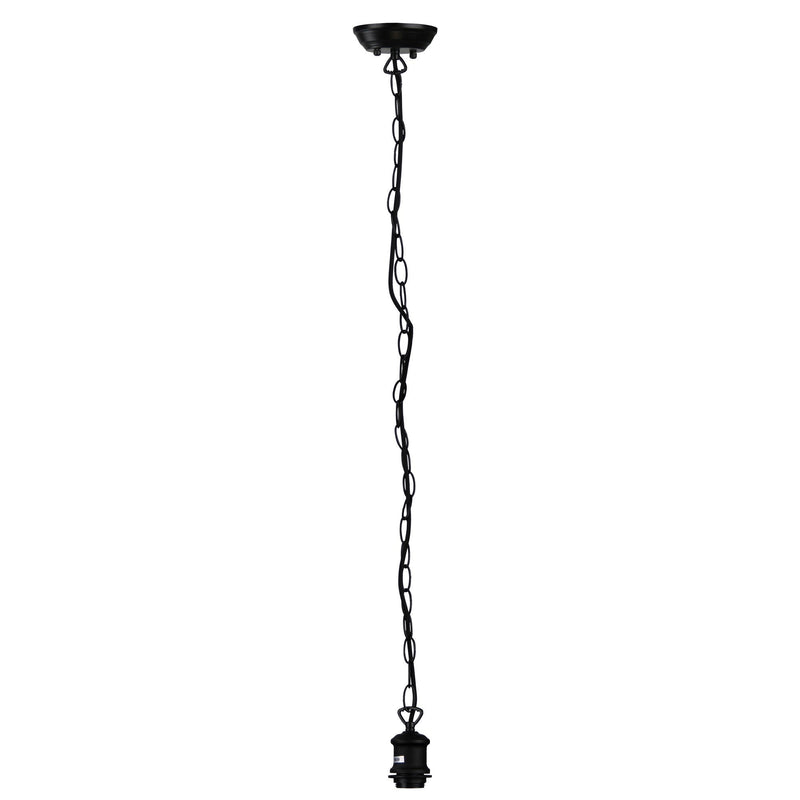 Oriel ALBANY - 1 Light Cloth Cord and Chain Suspension Pendant-Oriel Lighting-Ozlighting.com.au