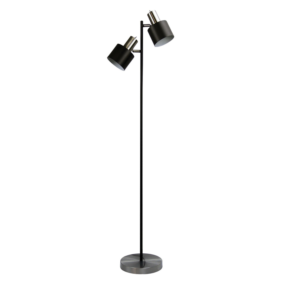 Oriel ARI - Twin Head Floor Lamp-Oriel Lighting-Ozlighting.com.au