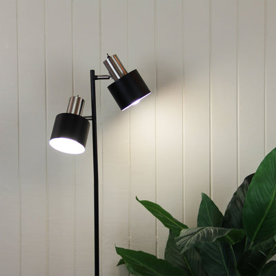 Oriel ARI - Twin Head Floor Lamp-Oriel Lighting-Ozlighting.com.au