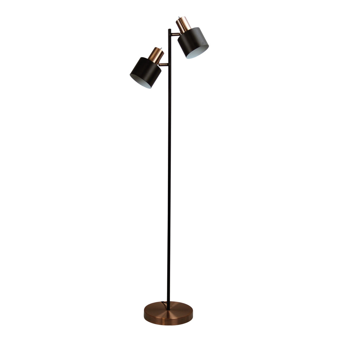 Oriel ARI - Twin Head Floor Lamp-Oriel Lighting-Ozlighting.com.au
