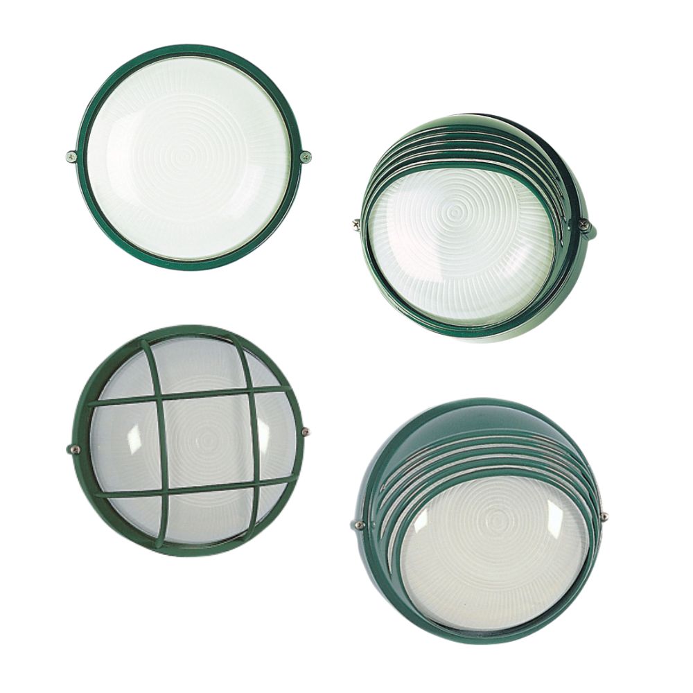 Oriel Aluminium & Outdoor Bulkhead Light - Glass, IP54-Oriel Lighting-Ozlighting.com.au
