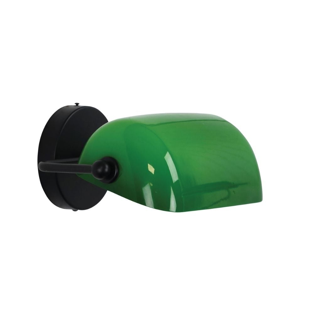Oriel BANKERS Wall Light - Interior, Black-Oriel Lighting-Ozlighting.com.au