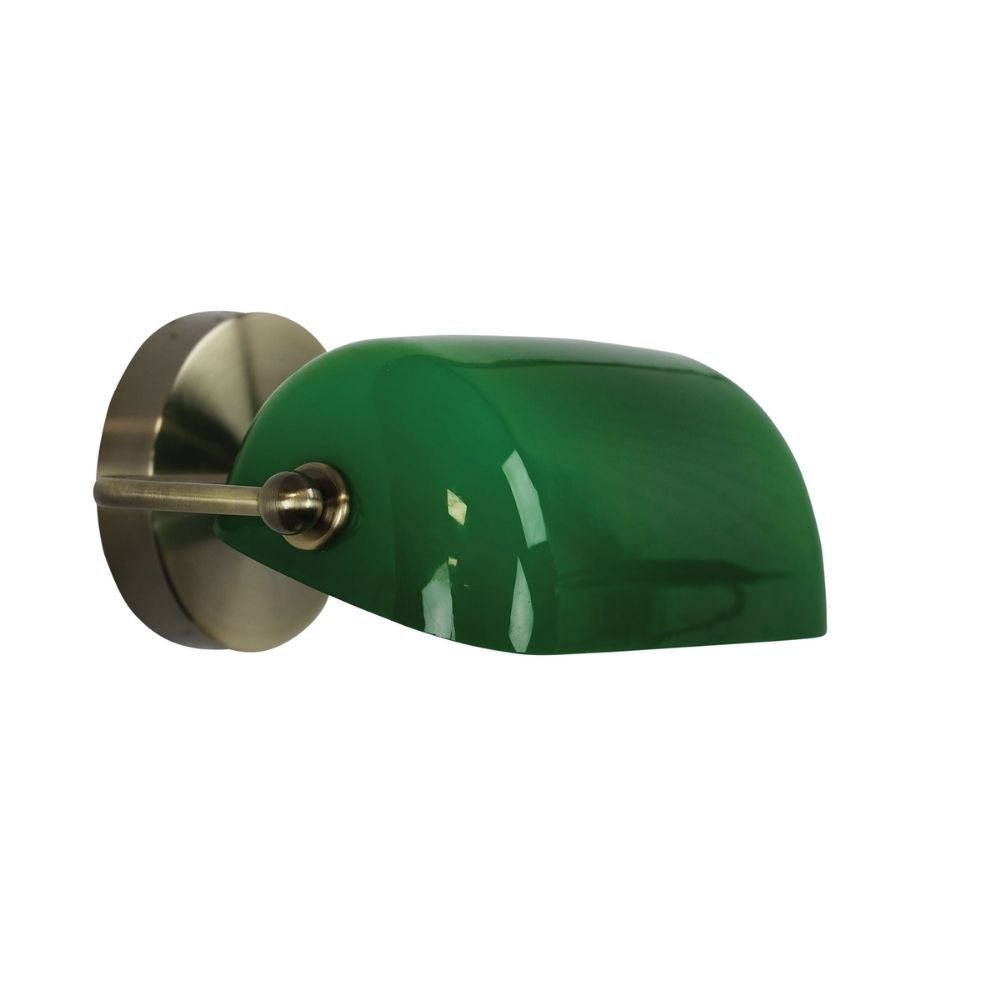 Oriel BANKERS Wall Light - Interior, Black-Oriel Lighting-Ozlighting.com.au