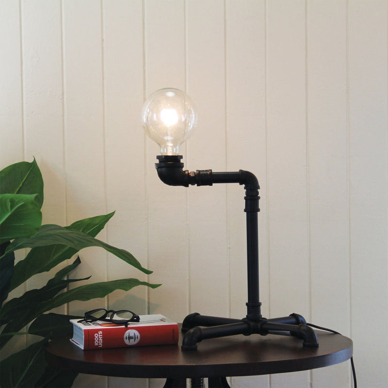 Oriel BRADWAY-TL - Retro Vintage Pipe Table Lamp Base-Oriel Lighting-Ozlighting.com.au