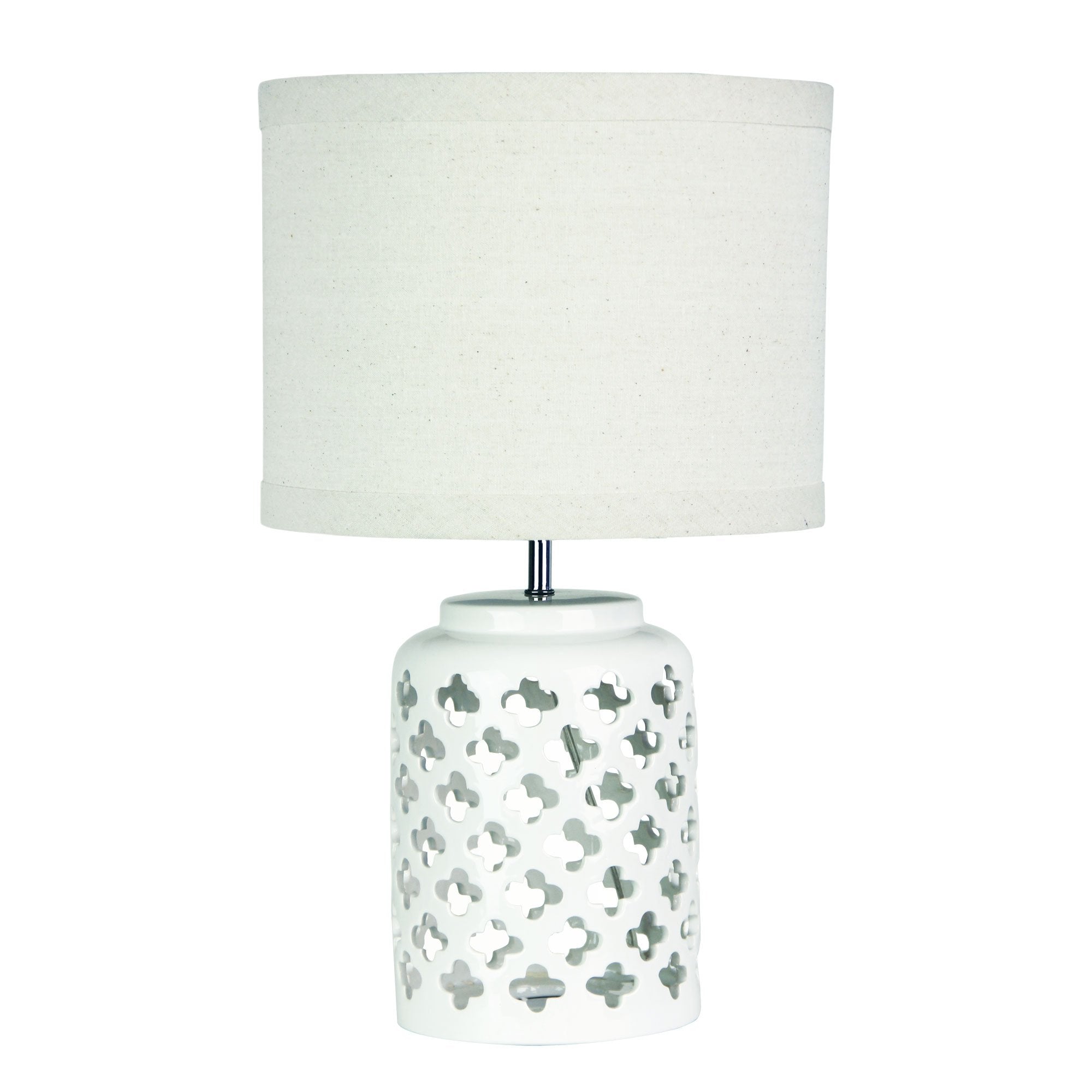Oriel CASBAH - Moorish Cut Ceramic Table Lamp-Oriel Lighting-Ozlighting.com.au