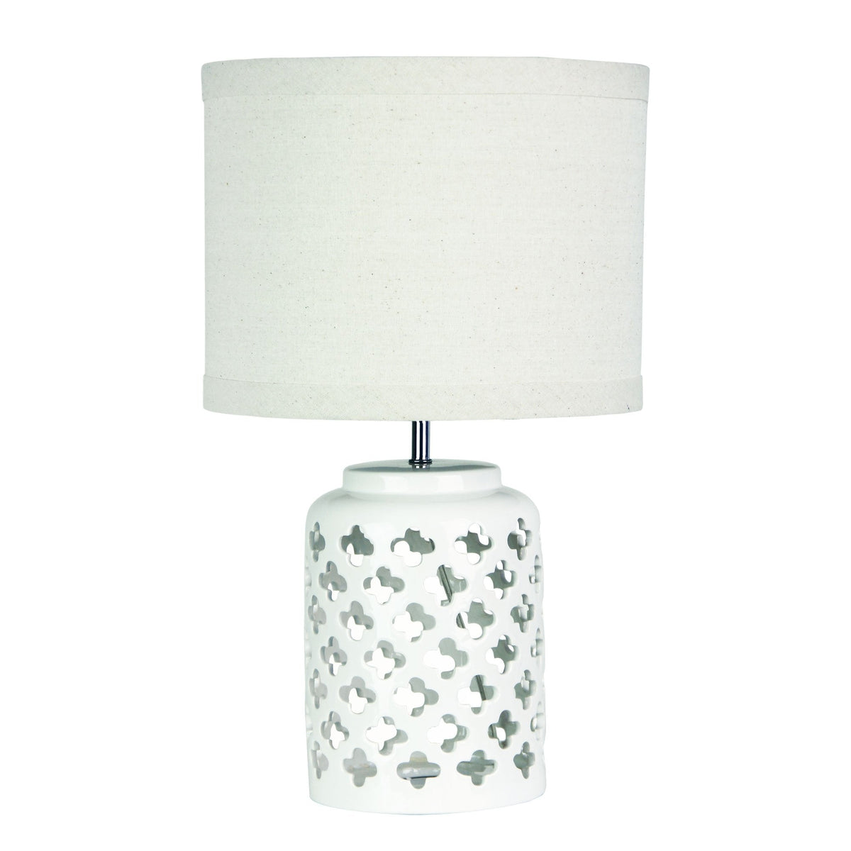 Oriel CASBAH - Moorish Cut Ceramic Table Lamp-Oriel Lighting-Ozlighting.com.au