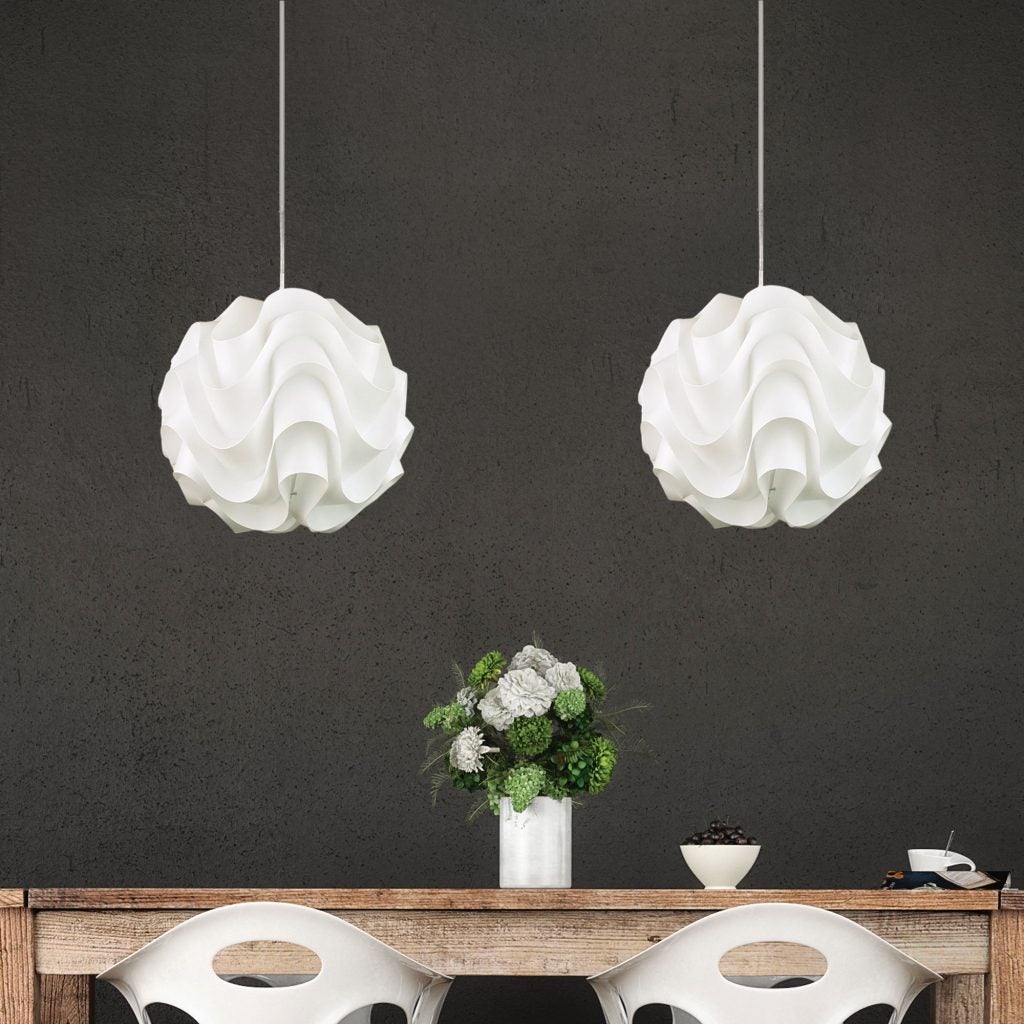 Oriel CHIC Pendant - 1 Light Acrylic Retro-Oriel Lighting-Ozlighting.com.au