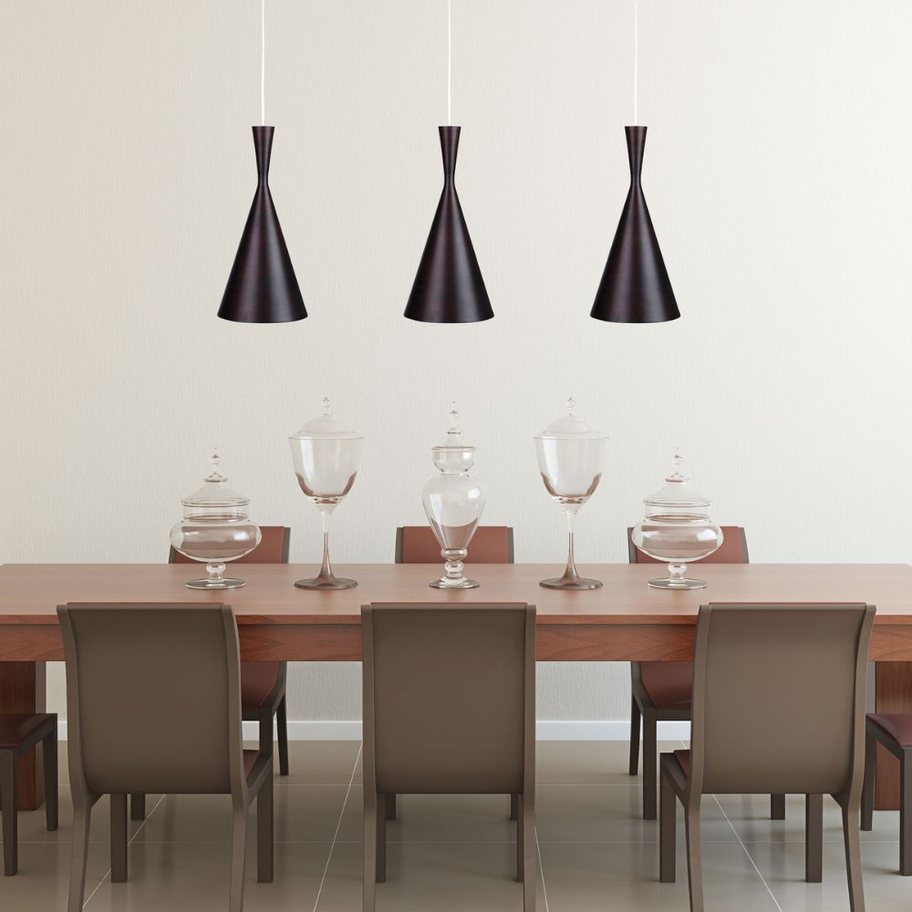 Oriel CHINO - 1 Light Brushed Bronze Urban Pendant-Oriel Lighting-Ozlighting.com.au