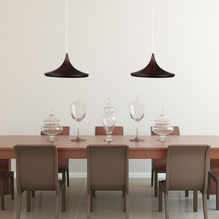 Oriel CHINO 2 - 1 Light Brushed Bronze Urban Pendant-Oriel Lighting-Ozlighting.com.au