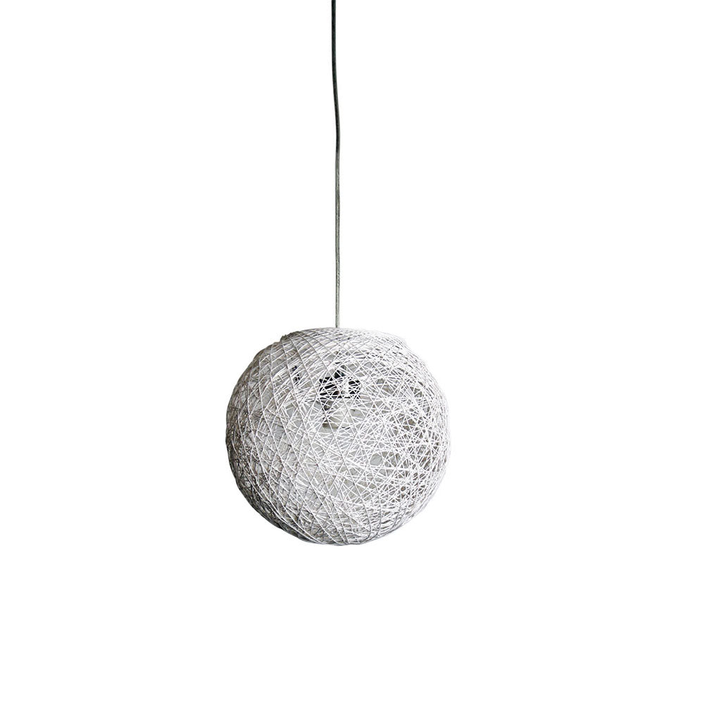 Oriel COCOON Pendant Shade - 1 Light Spun Cotton, IP20-Oriel Lighting-Ozlighting.com.au