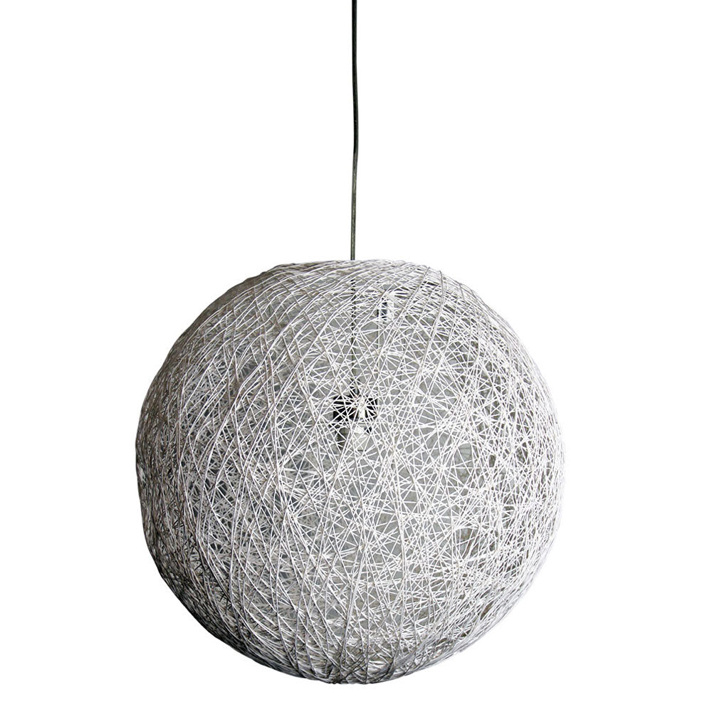 Oriel COCOON Pendant Shade - 1 Light Spun Cotton, IP20-Oriel Lighting-Ozlighting.com.au