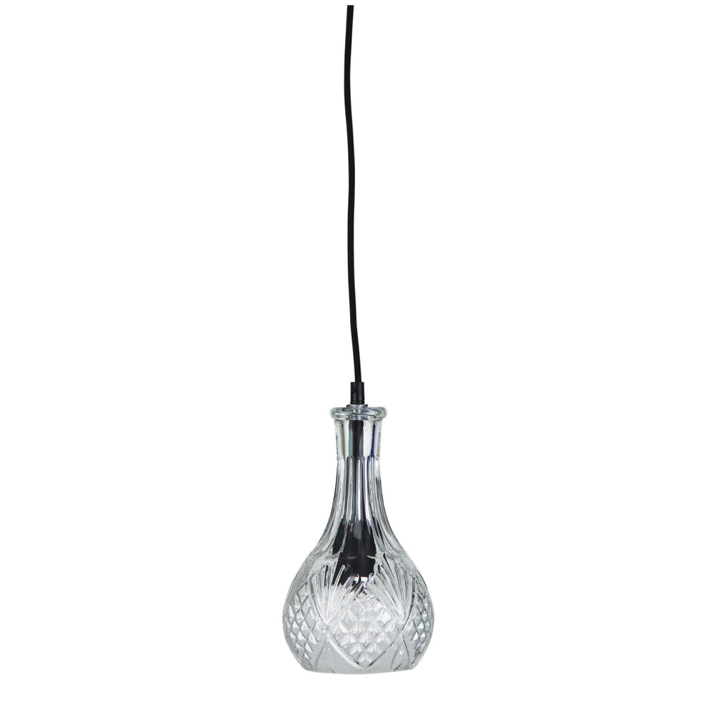 Oriel DECANT - 1 Light Vintage Cut Glass Pendant-Oriel Lighting-Ozlighting.com.au
