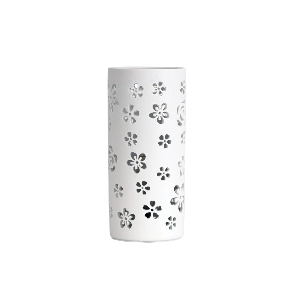 Oriel DIANNA Lamp - 25W, Ceramic, with Floral Or Astral Pattern-Oriel Lighting-Ozlighting.com.au