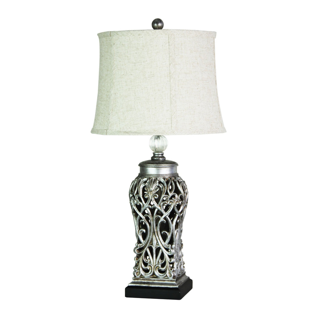 Oriel DORNE - Classic Lamp with Harp Shade-Oriel Lighting-Ozlighting.com.au