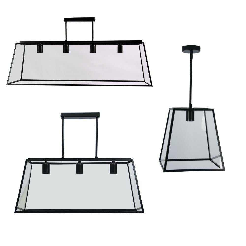 Oriel EATON - 1/3/4 Light Urban Retro Pendant-Oriel Lighting-Ozlighting.com.au