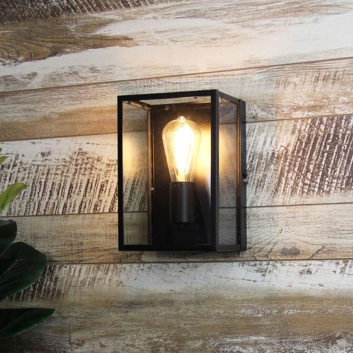 Oriel EATON - Urban Retro Interior Wall Light with Clear Glass-Oriel Lighting-Ozlighting.com.au