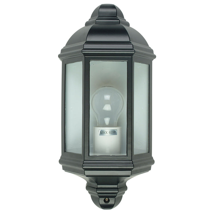 Oriel FENCHURCH - 1 Light Half Exterior Traditional Outdoor Wall Bracket Light IP44-Oriel Lighting-Ozlighting.com.au