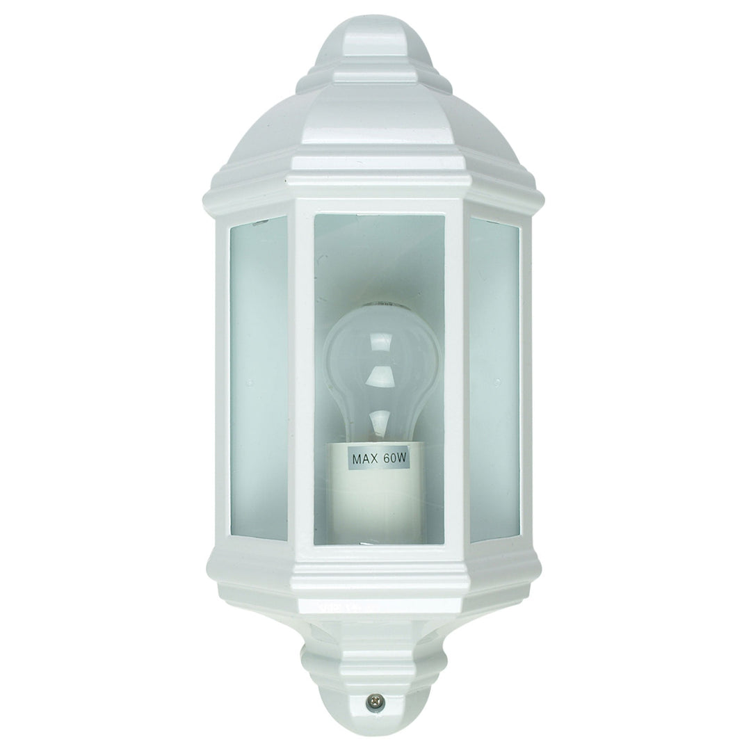 Oriel FENCHURCH - 1 Light Half Exterior Traditional Outdoor Wall Bracket Light IP44-Oriel Lighting-Ozlighting.com.au