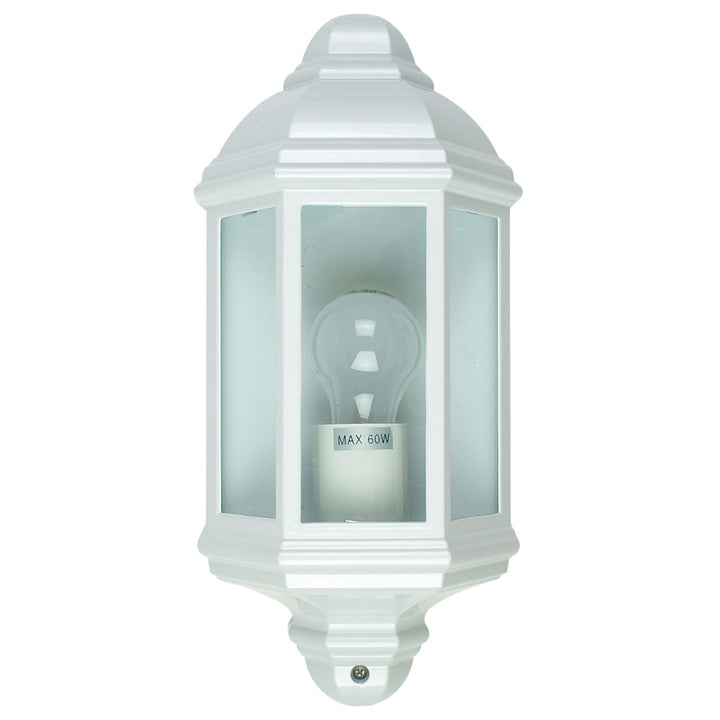 Oriel FENCHURCH - 1 Light Half Exterior Traditional Outdoor Wall Bracket Light IP44-Oriel Lighting-Ozlighting.com.au