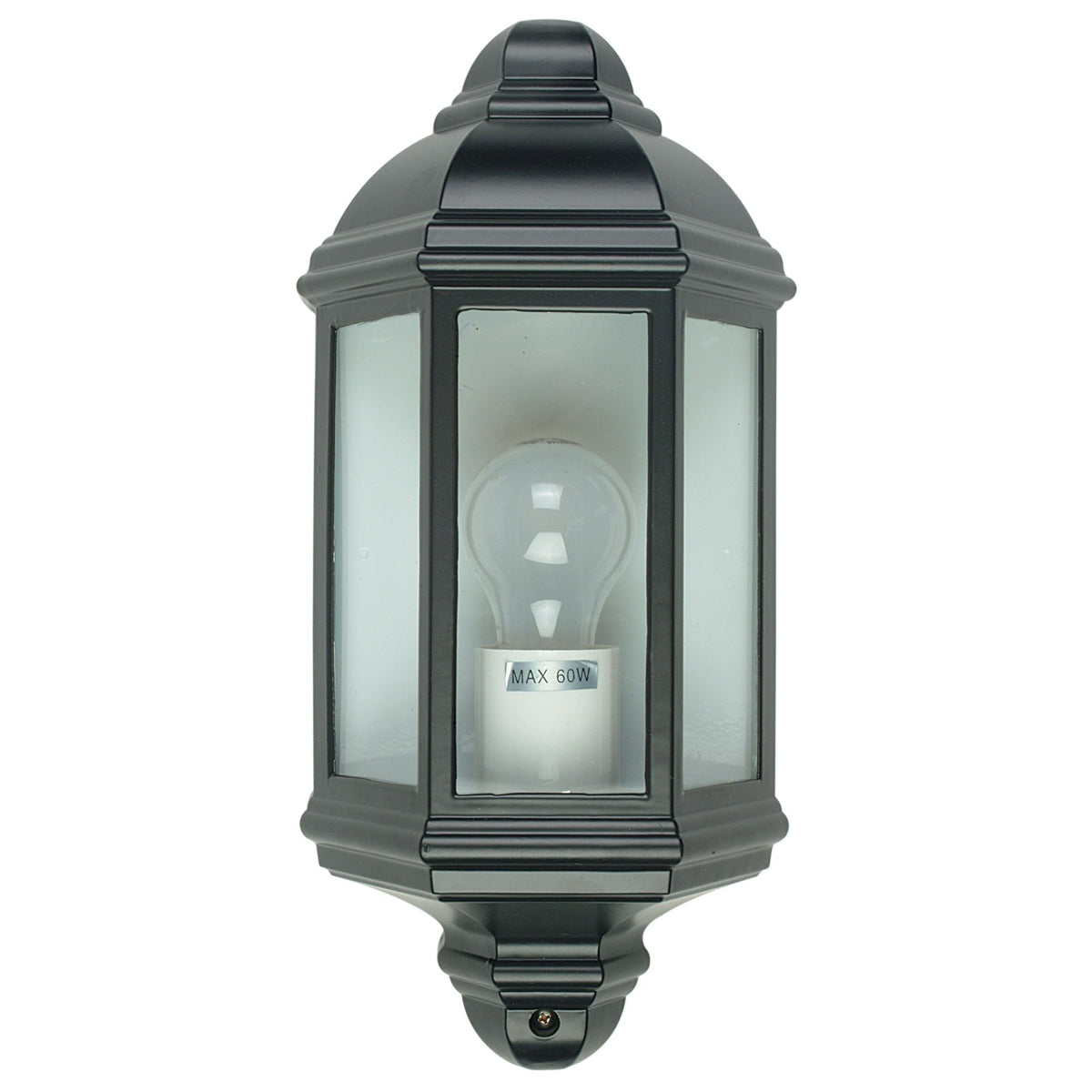 Oriel FENCHURCH Outdoor Wall Light - 1 Light Half Traditional, IP44-Oriel Lighting-Ozlighting.com.au